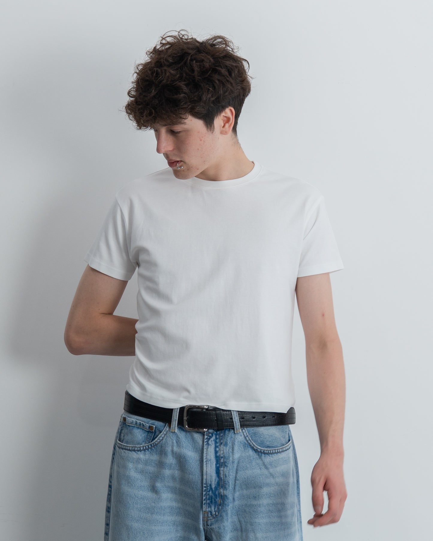 Cropped Tee White