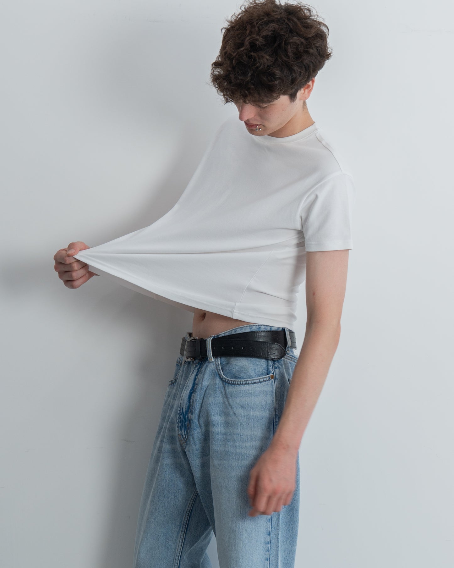 Cropped Tee White
