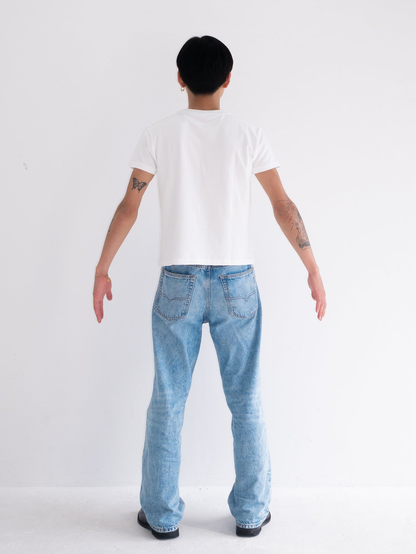 Cropped Tee White