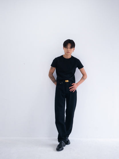 Cropped Tee Black