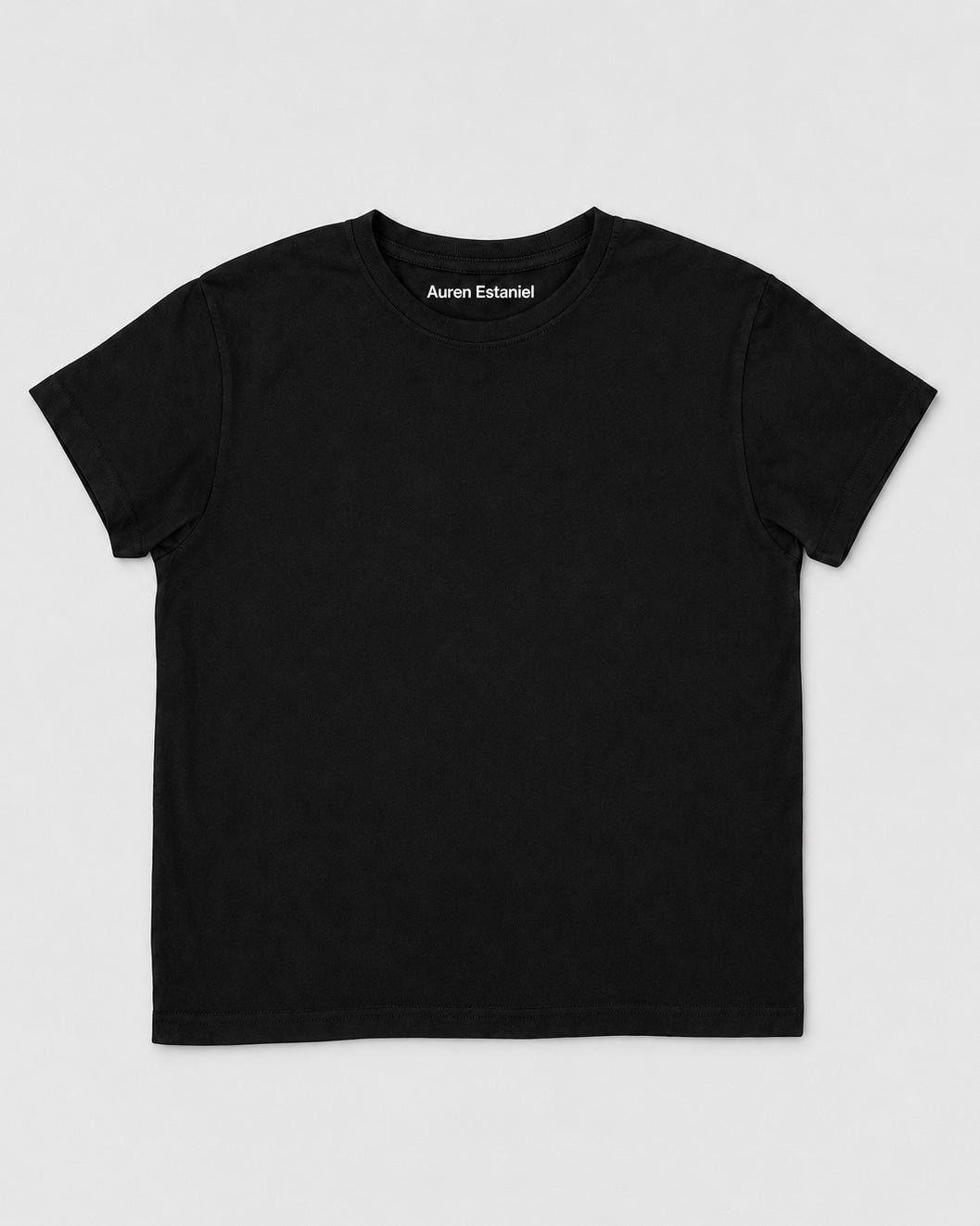 Cropped Tee Black