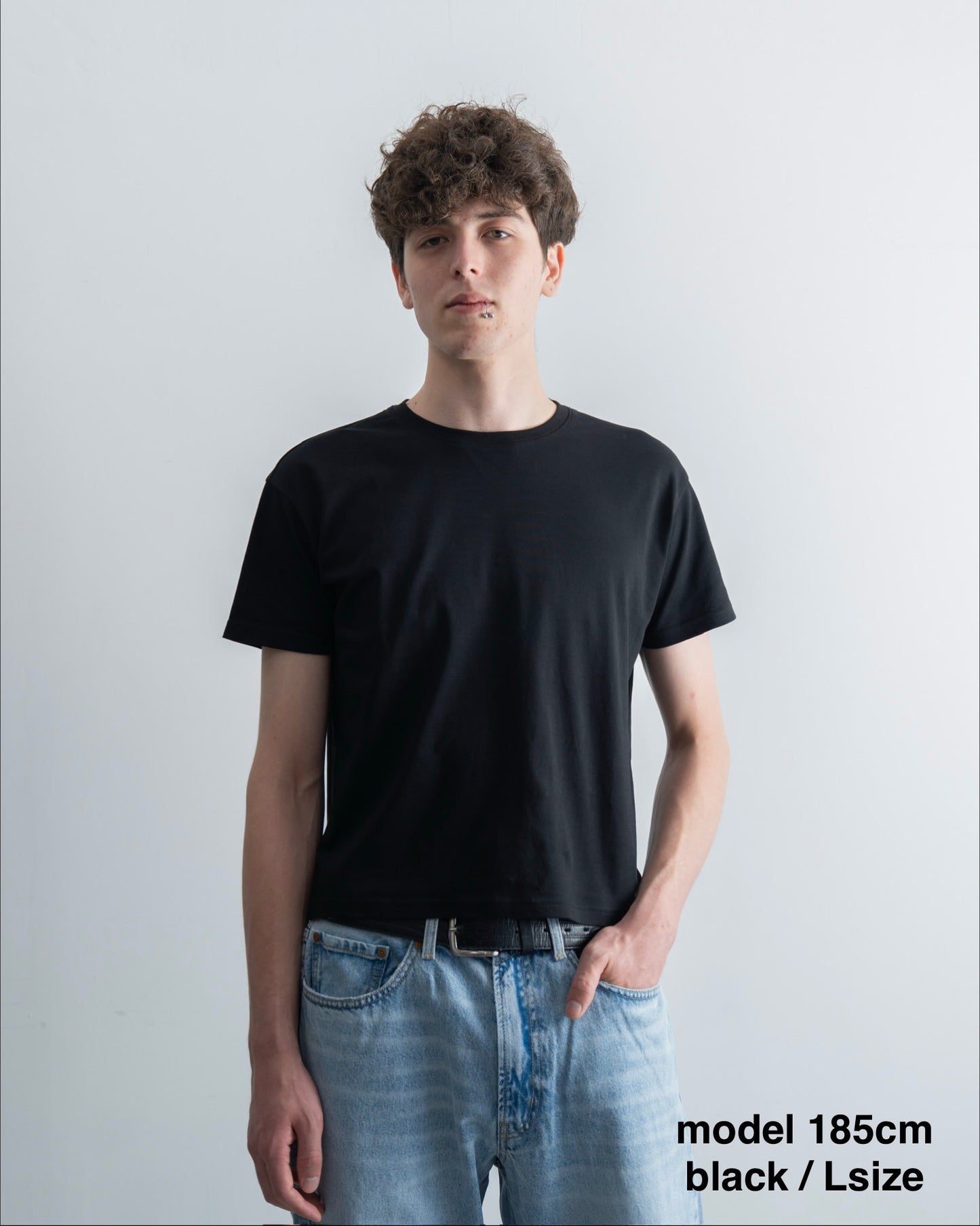 Cropped Tee Black
