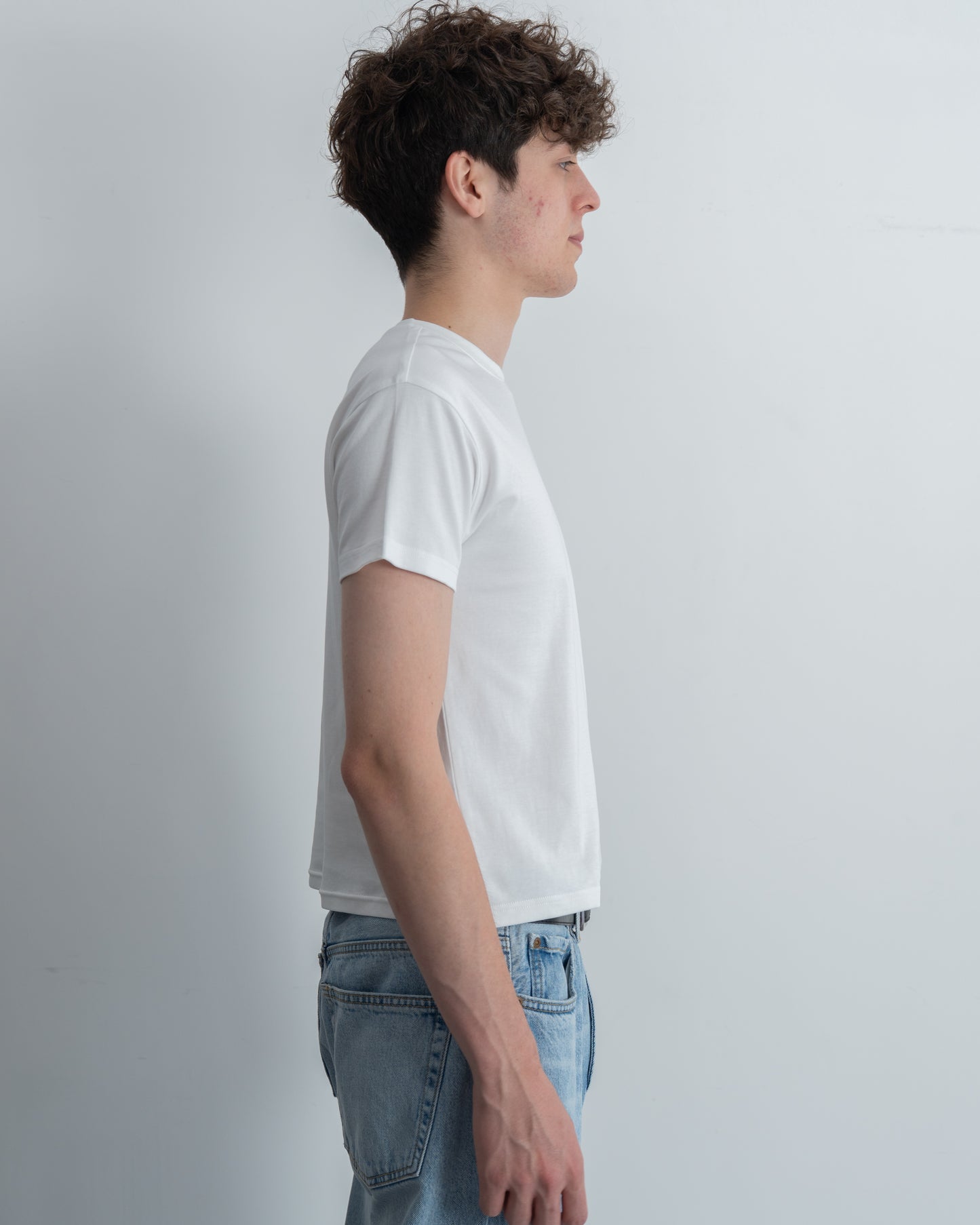 Cropped Tee White