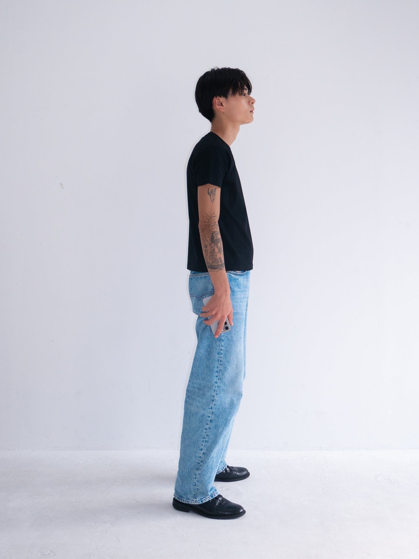 Cropped Tee Black
