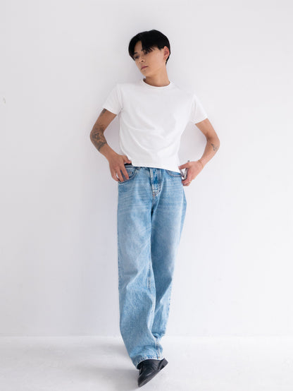 Cropped Tee White