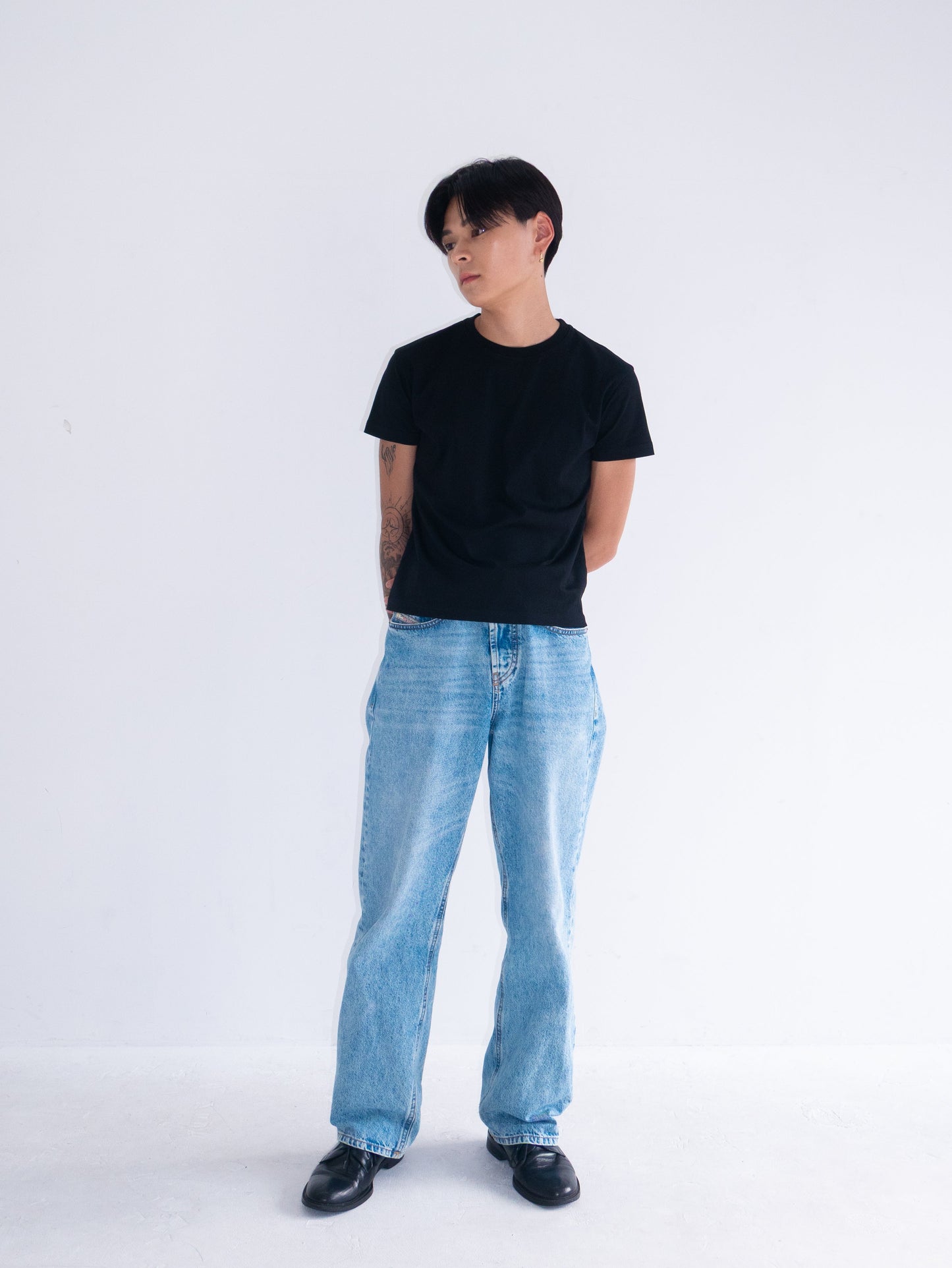 Cropped Tee Black