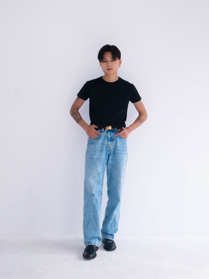 Cropped Tee Black