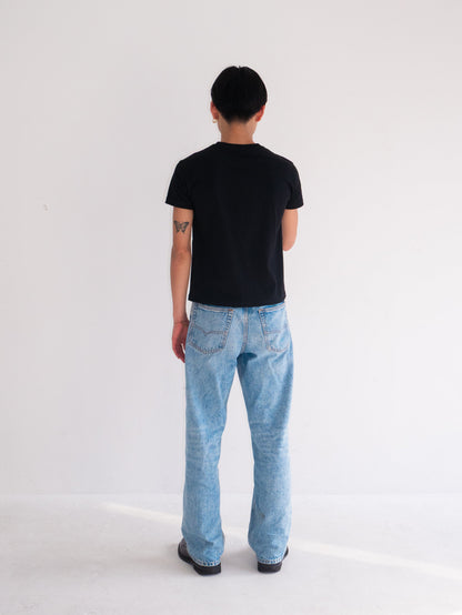 Cropped Tee Black