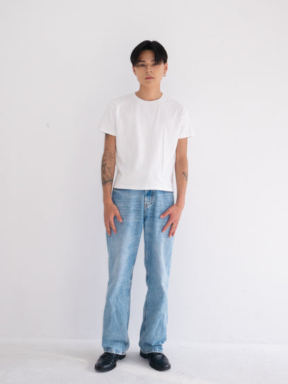 Cropped Tee White