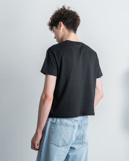 Cropped Tee Black