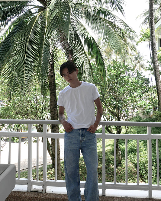Cropped Tee White